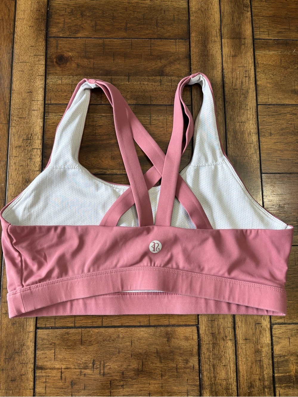 Running Girl Crossback Sports Bra in Mauve - Picture 2 of 4